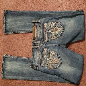 Womens Rock Revival boot cut jeans size 26 easy